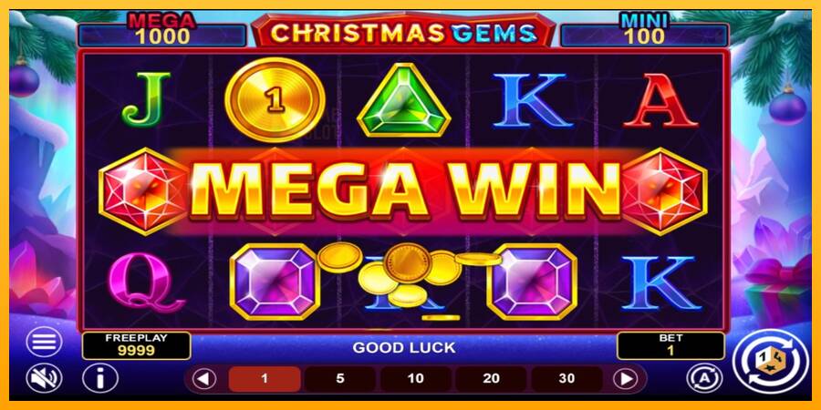 Christmas Gems Hold & Win automat për para të vërteta, foto 3