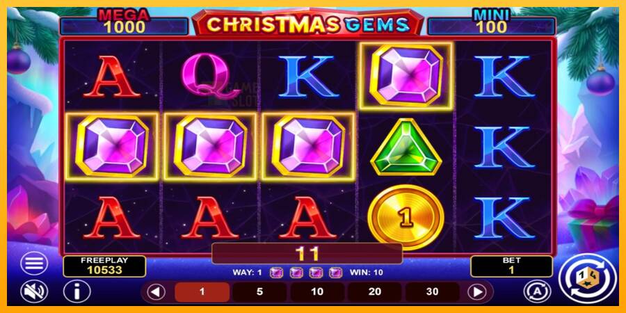 Christmas Gems Hold & Win automat për para të vërteta, foto 4