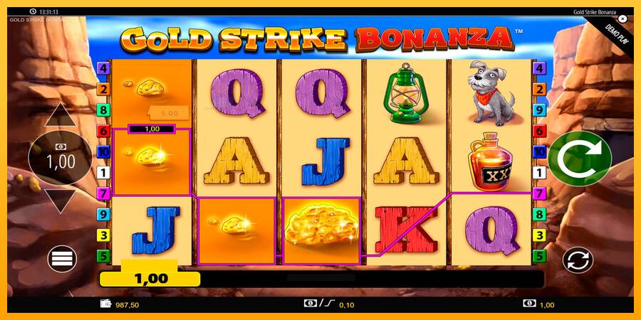 Gold Strike Bonanza automat për para të vërteta, foto 5