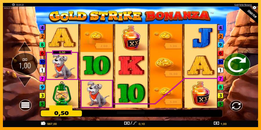 Gold Strike Bonanza automat për para të vërteta, foto 6