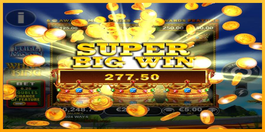 Full Moon: White King PowerPlay Jackpot automat për para të vërteta, foto 5