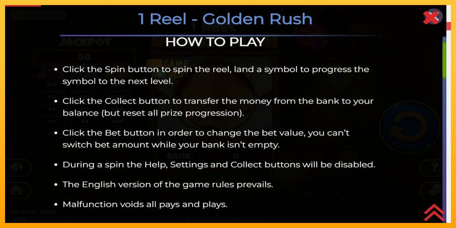 1 Reel Golden Rush automat për para të vërteta, foto 4