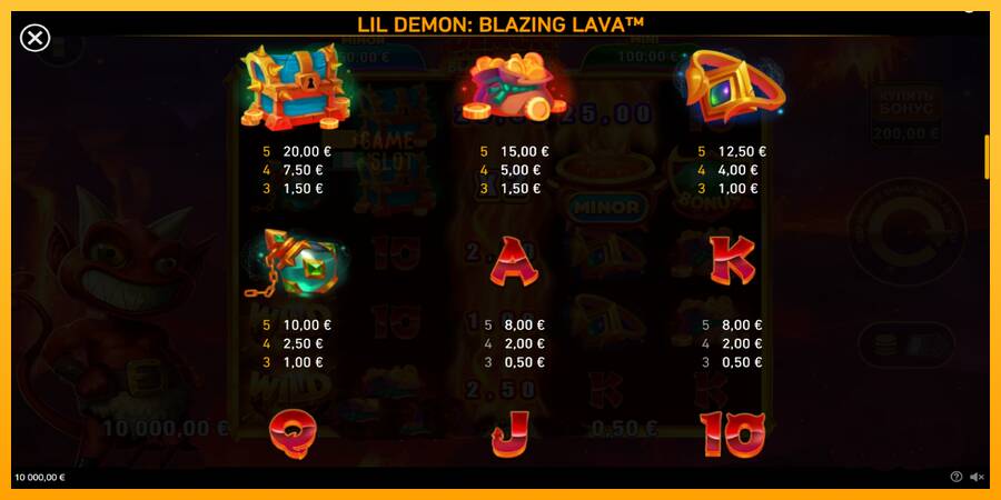 Lil Demon Blazing Lava automat për para të vërteta, foto 5