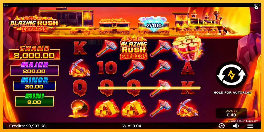 Blazing Rush Express automat për para të vërteta, foto 4