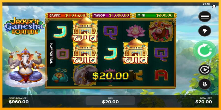 Jackpot Ganesha Fortune automat për para të vërteta, foto 4