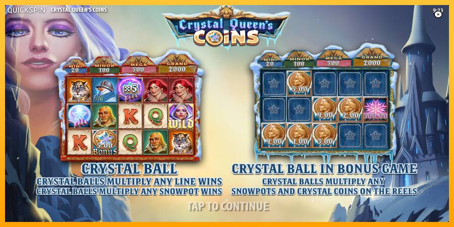 Crystal Queens Coins automat për para të vërteta, foto 1