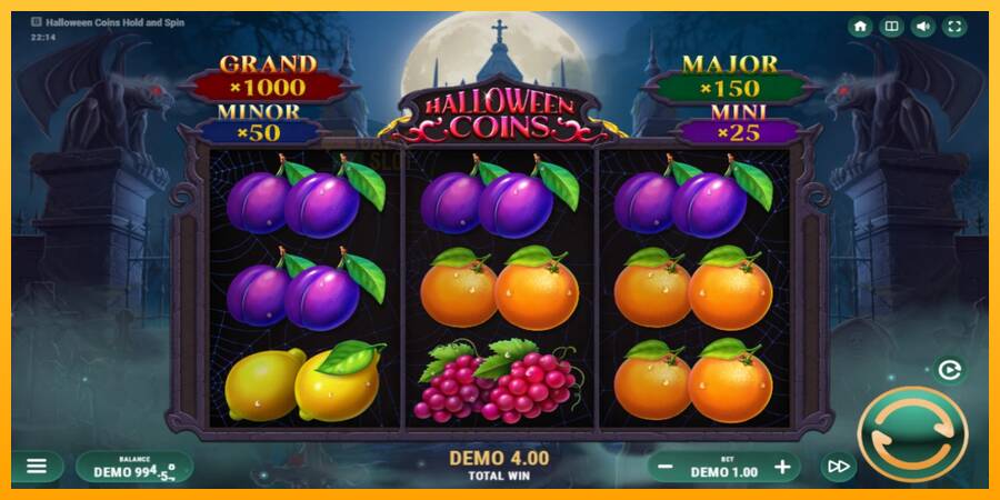 Halloween Coins Hold and Spin automat për para të vërteta, foto 3