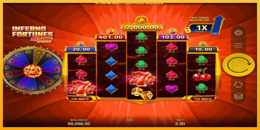 Inferno Fortunes: Rising Rewards automat për para të vërteta, foto 2