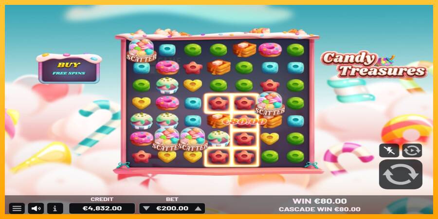 Candy Treasures automat për para të vërteta, foto 3