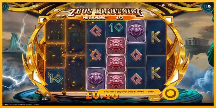 Zeus Lightning Megaways automat për para të vërteta, foto 3