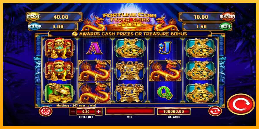 Fortune Coin Fever Spins automat për para të vërteta, foto 1