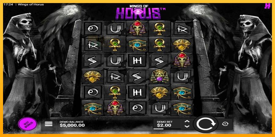 Wings of Horus automat për para të vërteta, foto 1