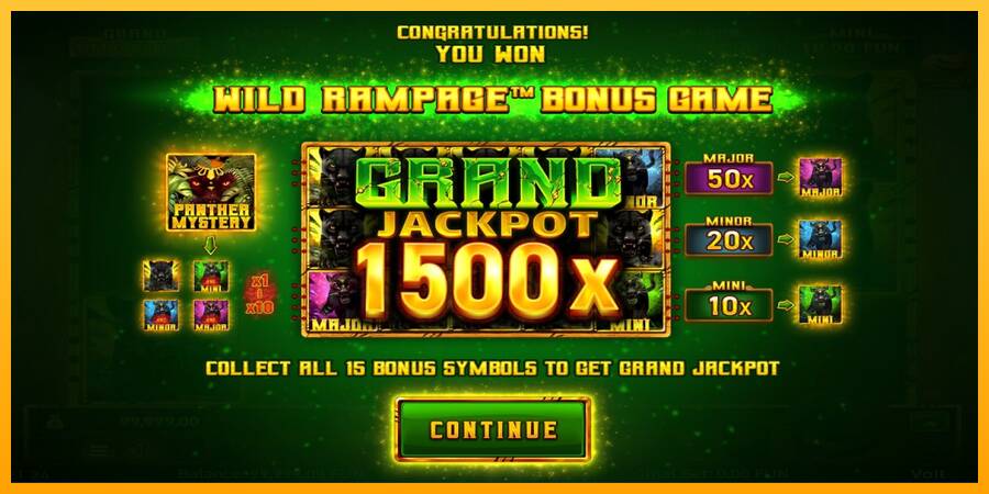 Mighty Wild: Panther Grand Gold Edition Halloween Jackpots automat për para të vërteta, foto 3