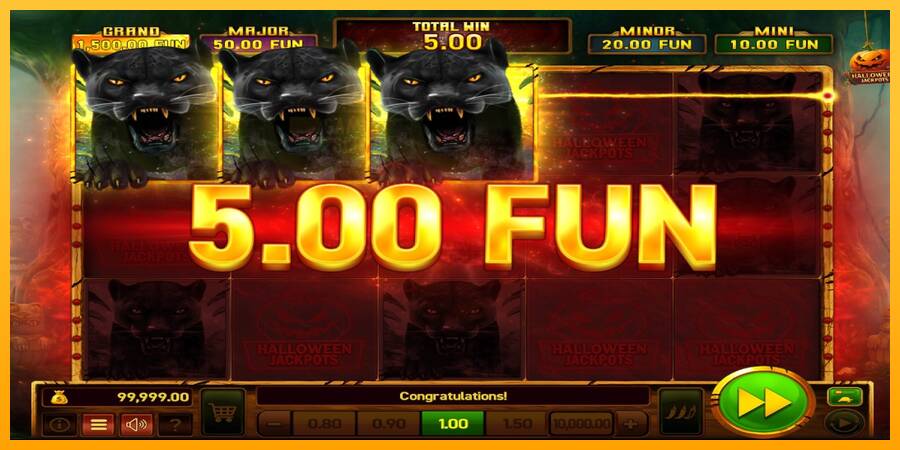 Mighty Wild: Panther Grand Gold Edition Halloween Jackpots automat për para të vërteta, foto 4