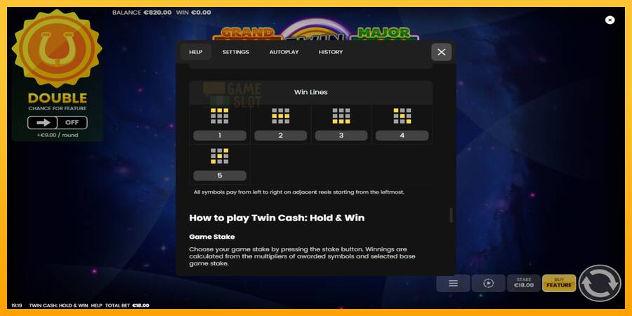 Twin Cash: Hold and Win automat për para të vërteta, foto 7