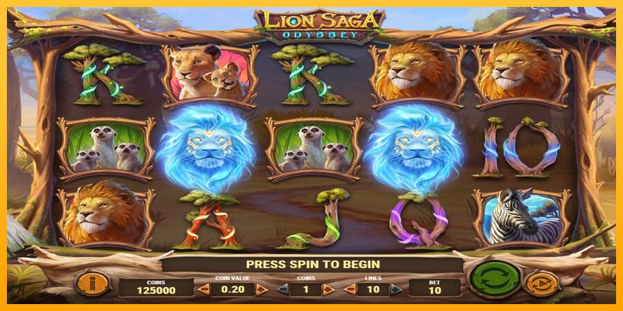 Lion Saga Odyssey automat për para të vërteta, foto 1