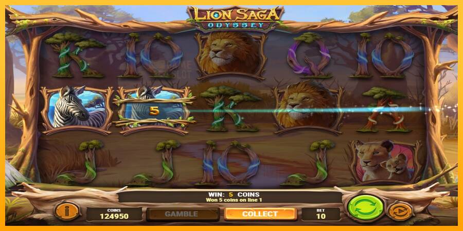 Lion Saga Odyssey automat për para të vërteta, foto 2