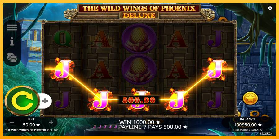 The Wild Wings of Phoenix Deluxe automat për para të vërteta, foto 4