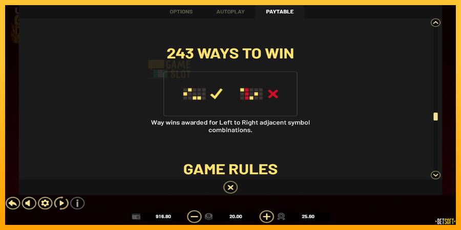 Ultimate Golden Dragon Inferno automat për para të vërteta, foto 7