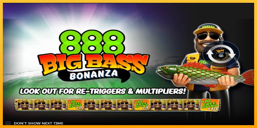 888 Big Bass Bonanza automat për para të vërteta, foto 1