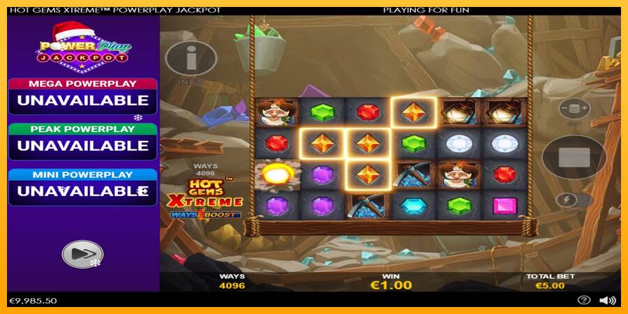 Hot Gems Xtreme PowerPlay Jackpot automat për para të vërteta, foto 3