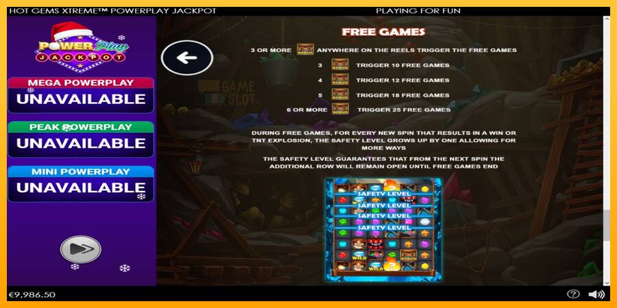 Hot Gems Xtreme PowerPlay Jackpot automat për para të vërteta, foto 6