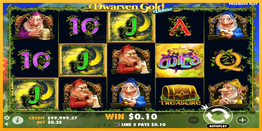 Dwarven Gold Deluxe automat për para të vërteta, foto 3