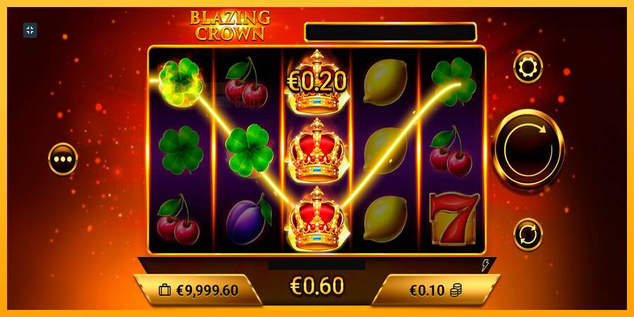 Blazing Crown automat për para të vërteta, foto 3