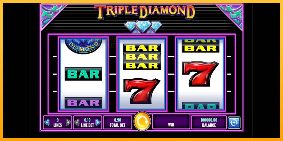 Triple Diamond automat për para të vërteta, foto 1