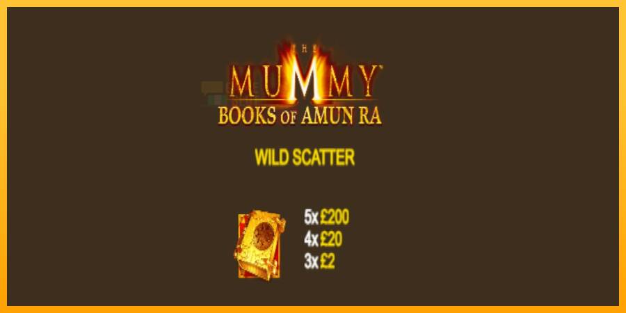 The Mummy Books of Amun Ra automat për para të vërteta, foto 5