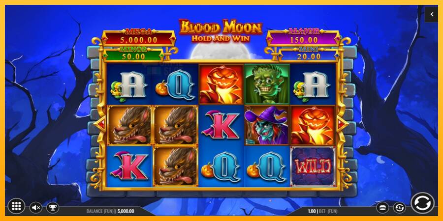 Blood Moon Hold and Win automat për para të vërteta, foto 1