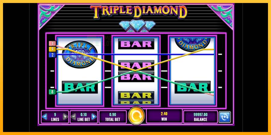 Triple Diamond automat për para të vërteta, foto 3