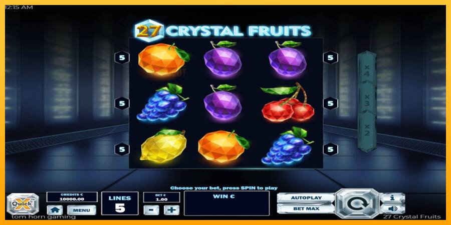 27 Crystal Fruits automat për para të vërteta, foto 2