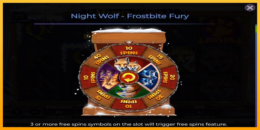 Night Wolf - Frostbite Fury automat për para të vërteta, foto 4