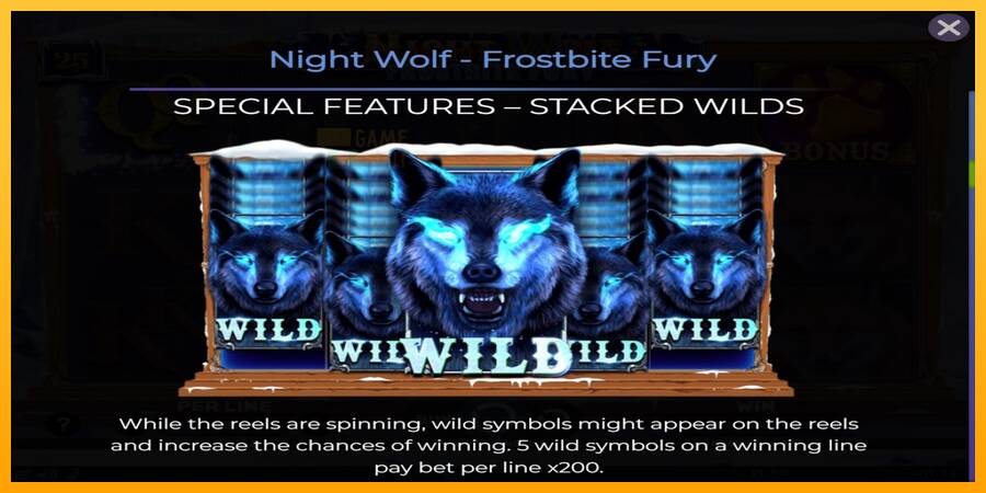 Night Wolf - Frostbite Fury automat për para të vërteta, foto 6