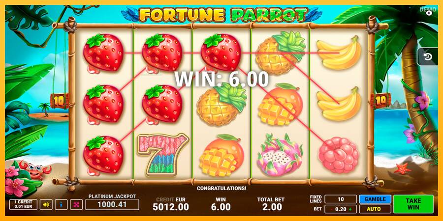 Fortune Parrot automat për para të vërteta, foto 3