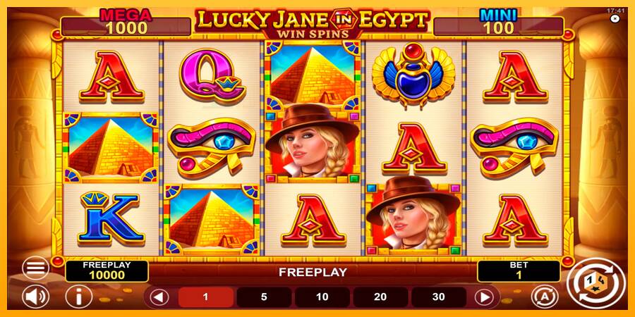 Lucky Jane in Egypt Win Spins automat për para të vërteta, foto 1