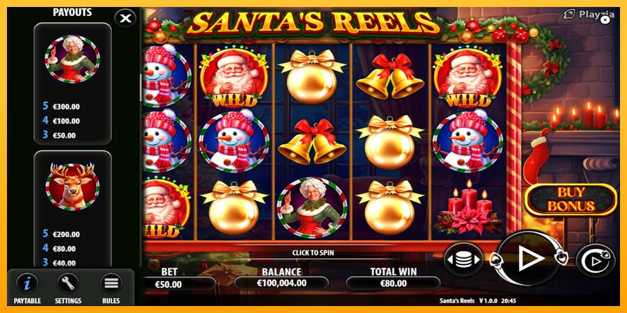 Santas Reels automat për para të vërteta, foto 6