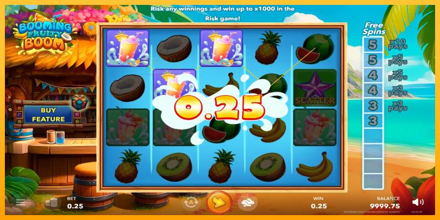 Booming Fruity Boom automat për para të vërteta, foto 3