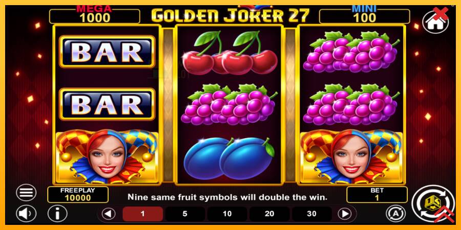 Golden Joker 27 Hold & Win automat për para të vërteta, foto 2