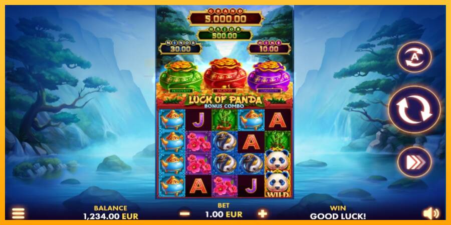 Luck of Panda Bonus Combo automat për para të vërteta, foto 1