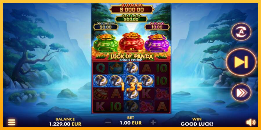 Luck of Panda Bonus Combo automat për para të vërteta, foto 2