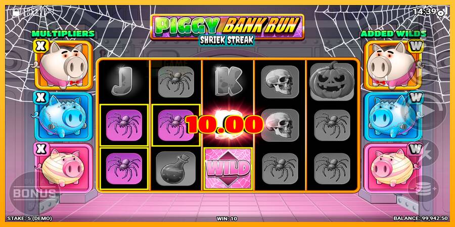 Piggy Bank Run - Shriek Streak automat për para të vërteta, foto 4