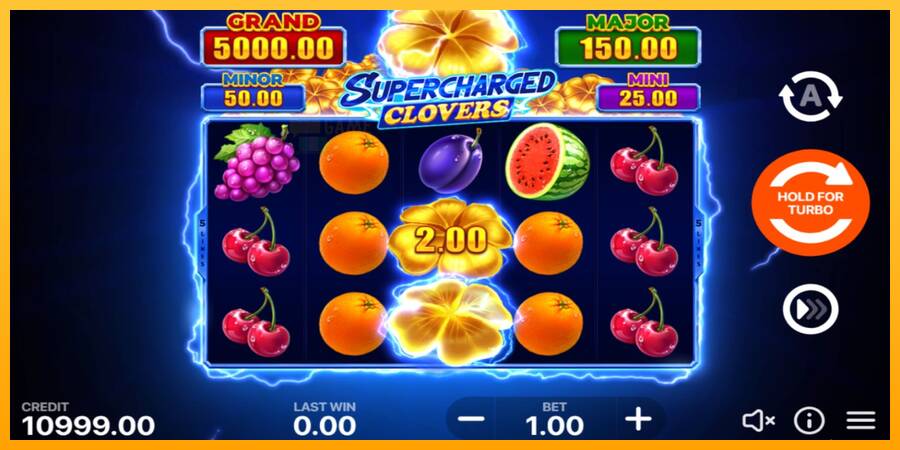 Supercharged Clovers: Hold and Win automat për para të vërteta, foto 1