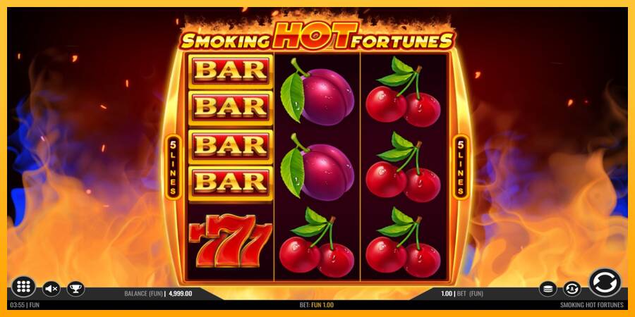 Smoking Hot Fortunes automat për para të vërteta, foto 1