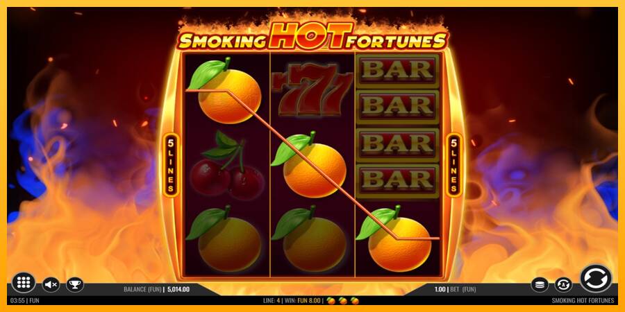 Smoking Hot Fortunes automat për para të vërteta, foto 2