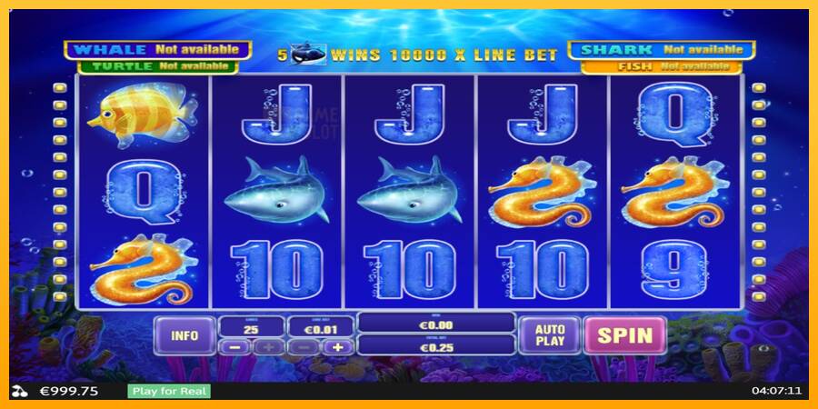 Great Blue Jackpot automat për para të vërteta, foto 2