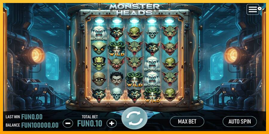 Monster Heads automat për para të vërteta, foto 1