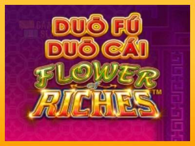 Duo Fu Duo Cai Flower Riches automat për para të vërteta