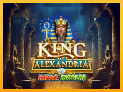 King of Alexandria Mega Moolah automat për para të vërteta